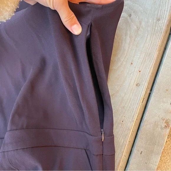 Babaton plum color sleeveless jumpsuit | size 0 - Picture 8 of 10